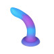 Фалоімітатор, що світиться в темряві, ADDICTION Rave 8 Glow in the Dark Dildo Blue Purple, 20,3 см