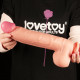 Фалоімітатор LoveToy Dual-Layered Silicone Cock 12 Flesh 453