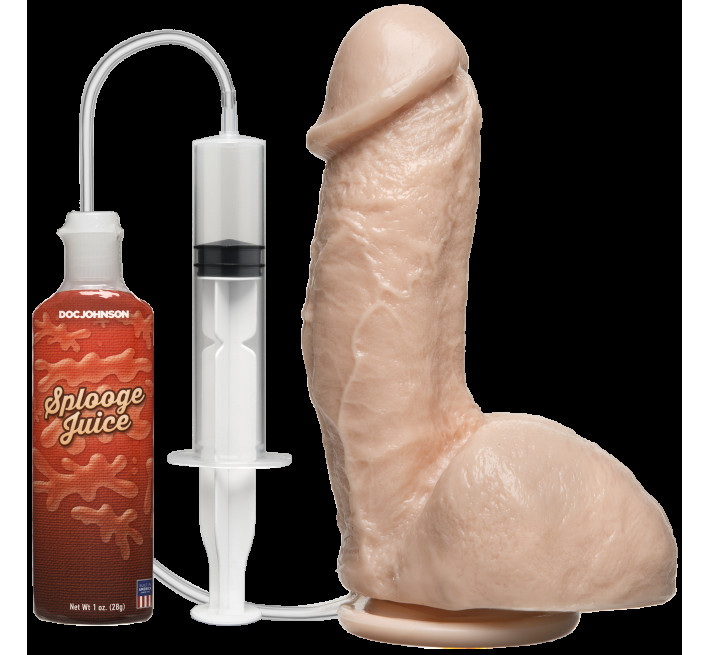 Кончающий фаллоимитатор Doc Johnson The Amazing Squirting Realistic Cock
