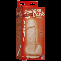 Закінчуючий фалоімітатор Doc Johnson The Amazing Squirting Realistic Cock