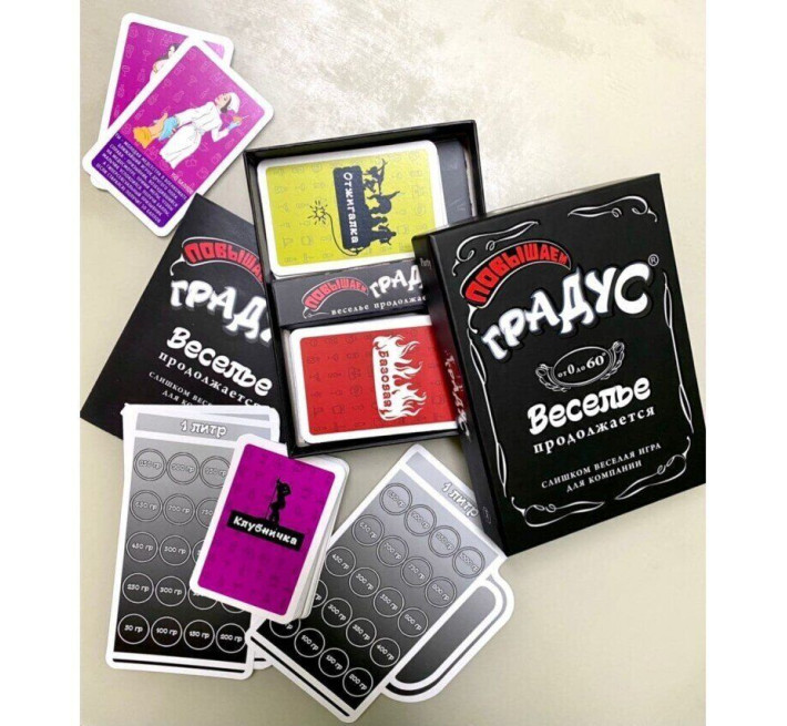 Застольная игра для компании «Повышаем Градус» (RU)