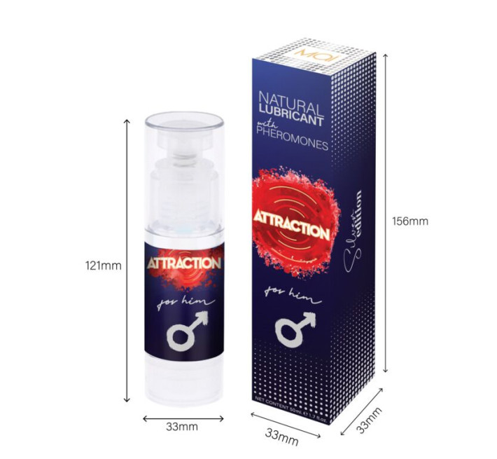 Змазка на водній основі MAI Attraction for Him (50 мл) з феромонами для нього