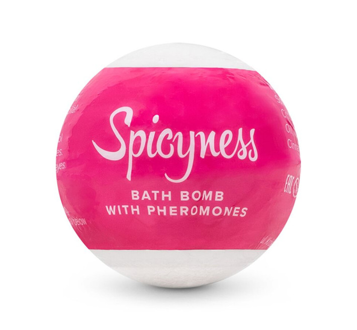Бомбочка для ванни з феромонами Obsessive Bath bomb with pheromones Spicy (100 г)