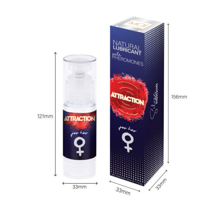 Смазка на водной основе MAI Attraction for Her (50 мл) с феромонами для нее