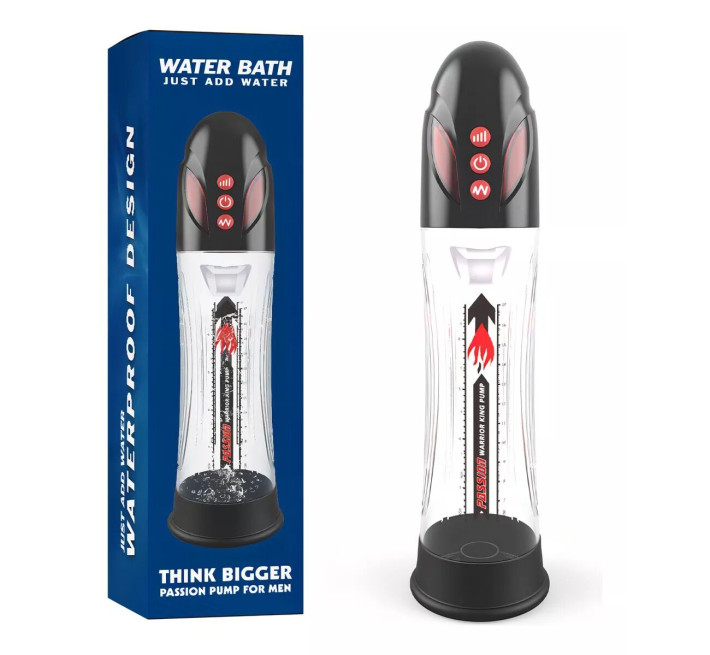 Автоматична гідропомпа 2в1 (вода/повітря) Water Bath, 2 режими, індикація рівня вакууму