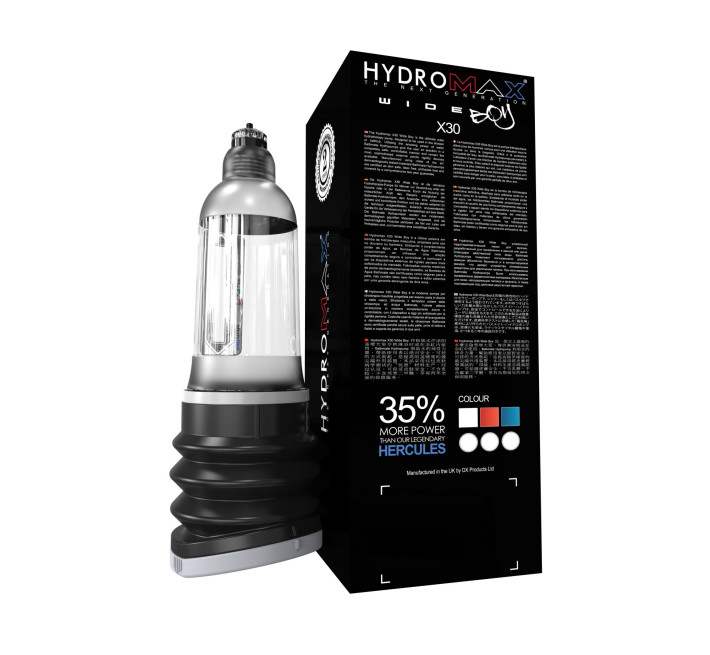Гідромпом Bathmate Hydromax X30 Wide Boy Crystal Clear