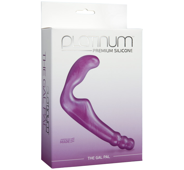 Безремневой страпон Doc Johnson The Gal Pal Фиолетовый