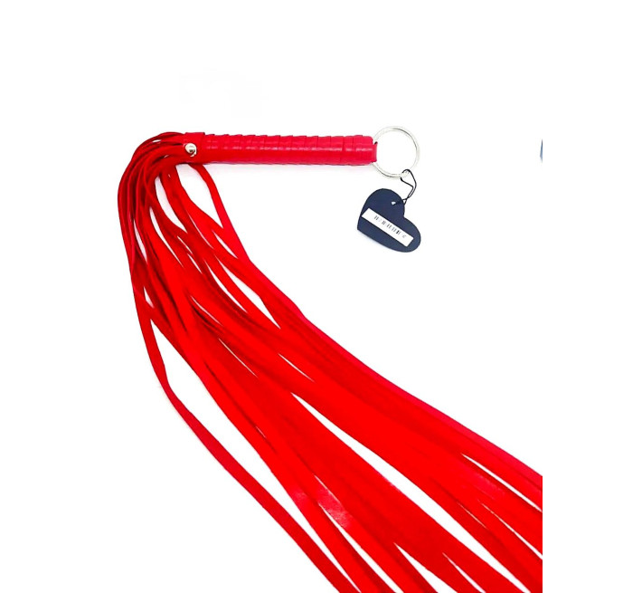 Флоггер DS Fetish Flogger L red 65 см
