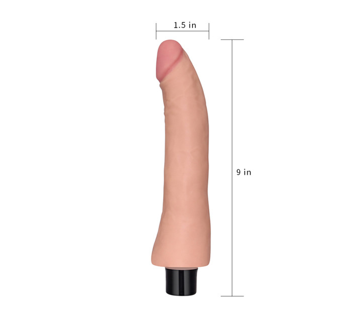 Реалістичний вібратор LoveToy Reel Softee Vibrator Flesh 9,0