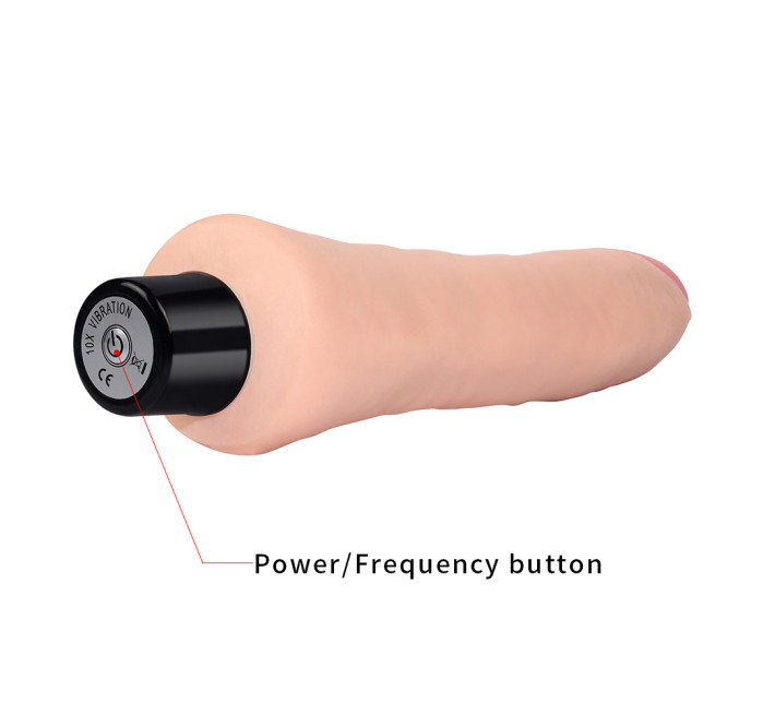 Реалістичний вібратор LoveToy Reel Softee Vibrator Flesh 9,0