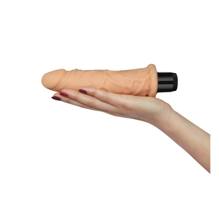 Реалистичный вибратор LoveToy Reel Feel Телесный 8.5