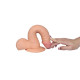 Фалоімітатор з мошонкою LoveToy Dildo The Ultra Soft Dude 8,8 Тілесний