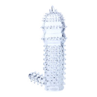 Насадка на член LyBaile Super Silikon Sleeve Прозора 6603BI0010 Насадка на член LyBaile Super Silikon Sleeve Прозора 6603BI0010