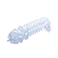 Насадка на член LyBaile Super Silikon Sleeve Прозора 6603BI0010 Насадка на член LyBaile Super Silikon Sleeve Прозора 6603BI0010