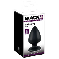 Анальна пробка Black Velvets Butt Plug Extra Чорна Анальна пробка Black Velvets Butt Plug Extra Чорна