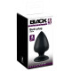 Анальная пробка Black Velvets Butt Plug Extra Черная