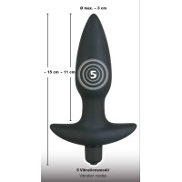 Пробка Black Velvets Medium Чорна Пробка Black Velvets Medium Чорна