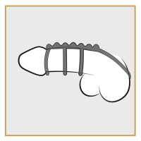 Ерекційне кільце Bad Kitty New TPE Cockring Чорне Ерекційне кільце Bad Kitty New TPE Cockring Чорне