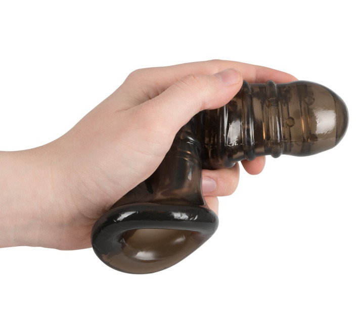 Насадка на член Rebel Penis Sleeve smoke-coloured Чорна