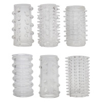 Набір насадок на член You2Toys Red Roses Прозорий Набір насадок на член You2Toys Red Roses Прозорий