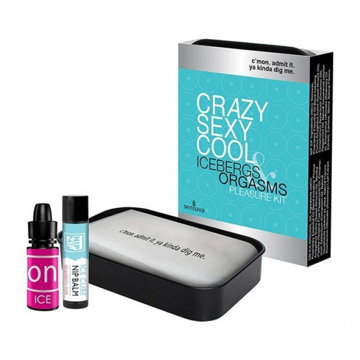 Подарунковий набір стимулюючих засобів Sensuva Crazy Sexy Cool Pleasure Kit