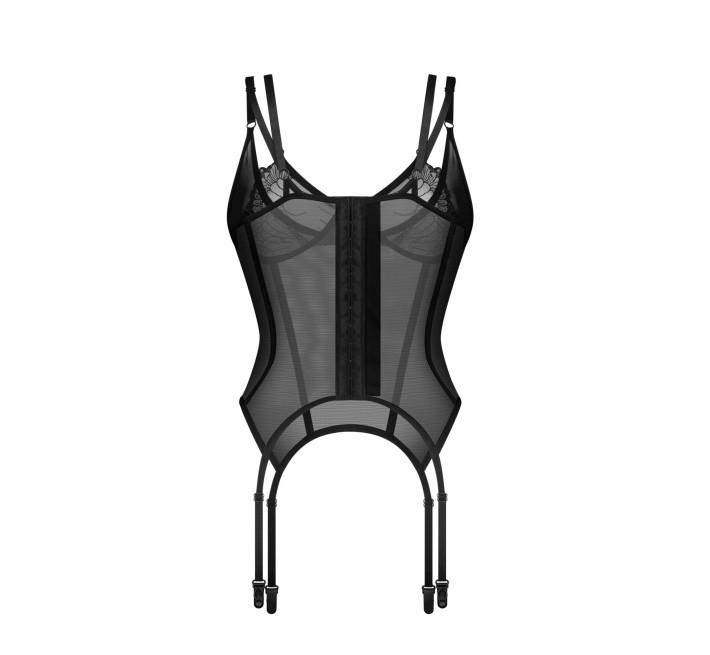 Корсет Obsessive Arrowel Black corset S/M