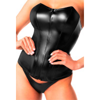 Корсет Noir Handmade F334 Powerwetlook corset - L