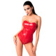 Корсет Noir Handmade F355 Red powerwetlook corset - M