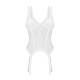 Корсет Obsessive Arrowel White corset S/M