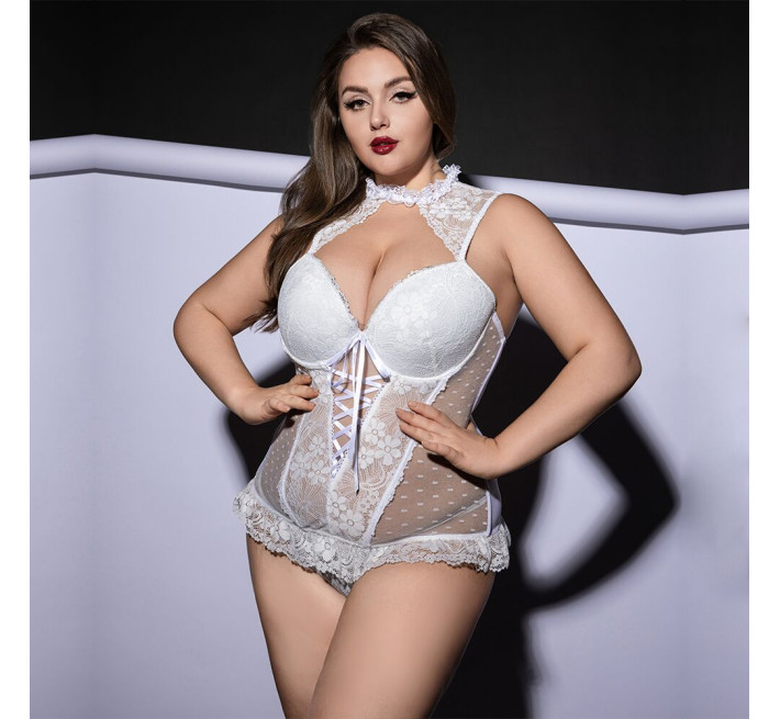 Корсет JSY P61132 White Plus Size