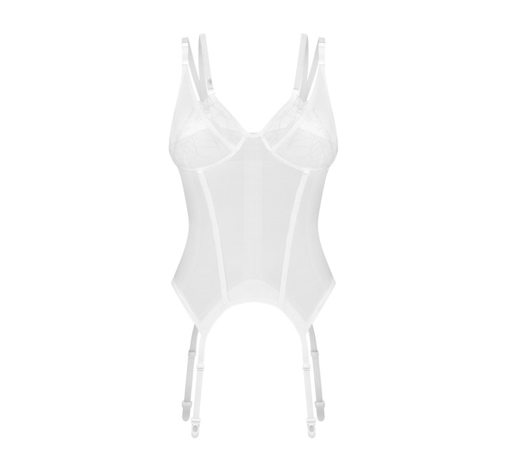 Корсет Obsessive Arrowel White corset L/XL