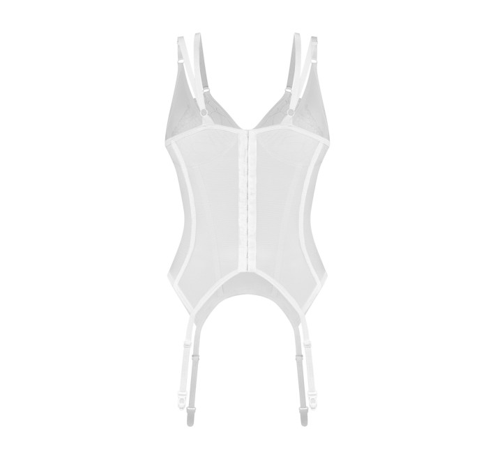 Корсет Obsessive Arrowel White corset L/XL