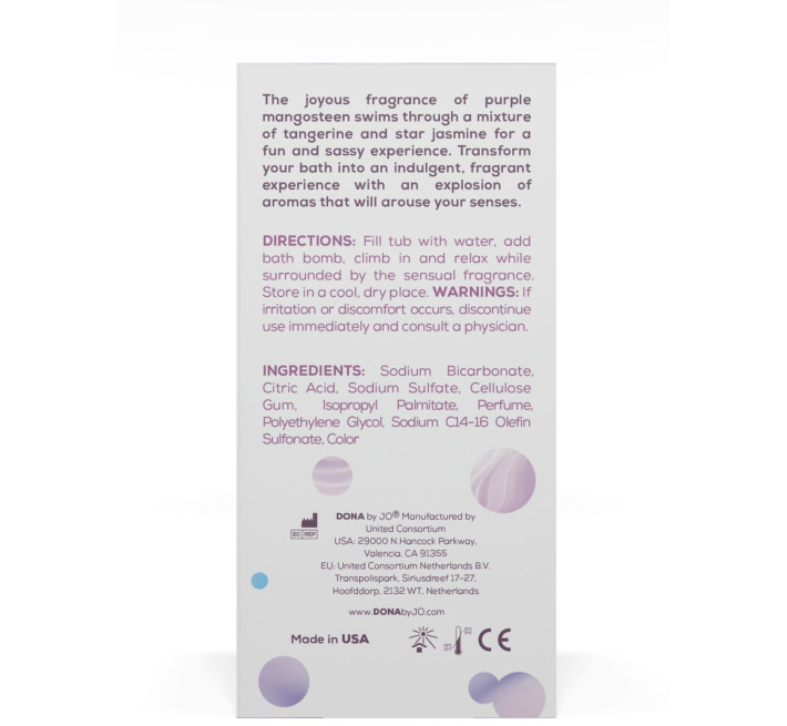 Бомбочка для ванни Dona Bath Bomb Sassy Tropical Tease 140 гр