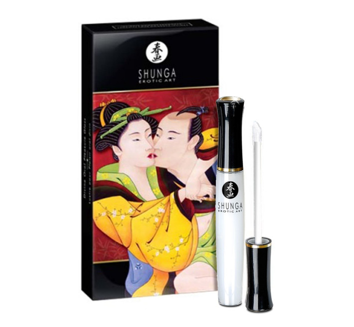 Стимулюючий блиск для губ Shunga LIPGLOSS Sparkling Strawberry Wine 10 мл