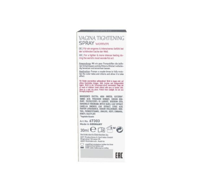 Спрей для звуження піхви Hot SHIATSU Tightening Spray 30 мл