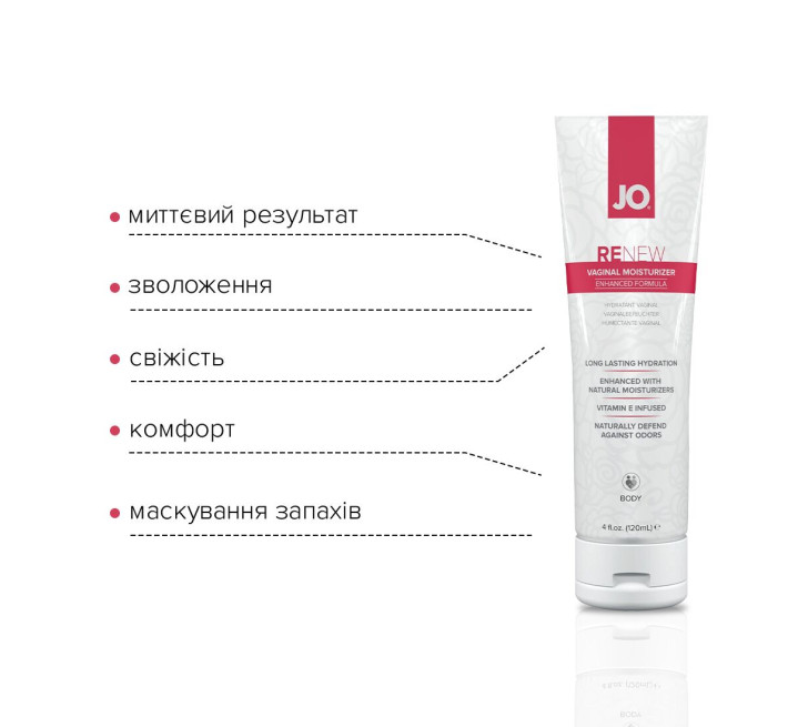 Вагінальний крем, що відновлює, System JO Renew Vaginal Moisturizer 120 мл