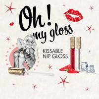 Зігріваючий та охолодний блиск для сосків Bijoux Indiscrets Kissable Nip Gloss DUET (2 х13мл)