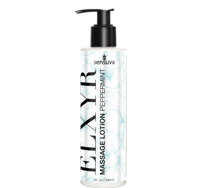 Лосьон для массажа ног и ступней Sensuva ELXYR Massage Lotion Peppermint (236 мл)