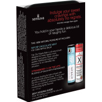 Подарунковий набір Sensuva Lips & Nips Pleasure Kit - Chocolate Strawberry 2 x 4г Подарунковий набір Sensuva Lips & Nips Pleasure Kit - Chocolate Strawberry 2 x 4г