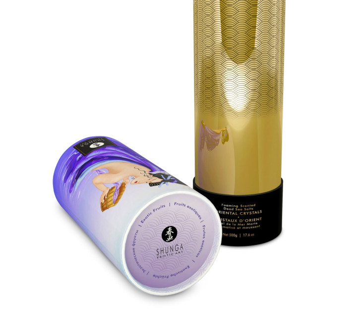 Пінлива сіль для ванни Shunga Dead Sea salt Oriental Crystals — Exotic Fruits (500 г)