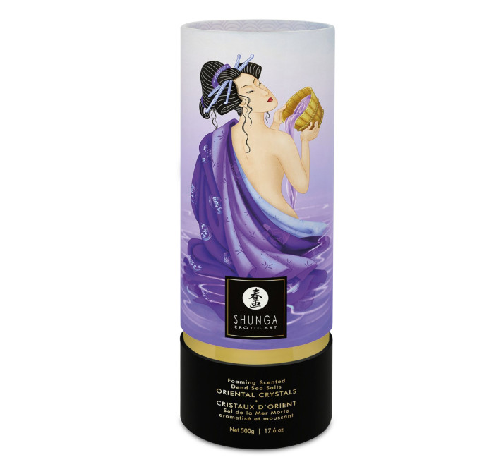 Пінлива сіль для ванни Shunga Dead Sea salt Oriental Crystals — Exotic Fruits (500 г)