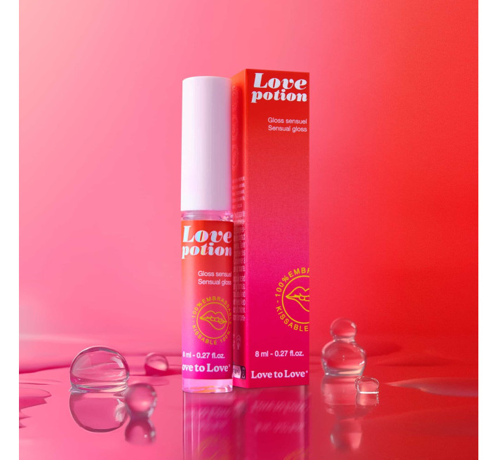Стимулювальний блиск для губ Love To Love Love Potion - Gloss Sensuel 8 мл