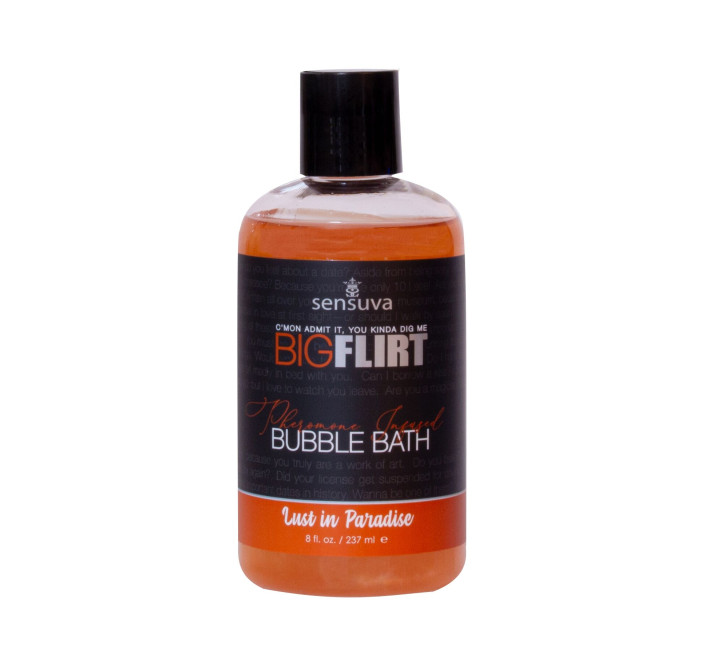 Пена для ванны Sensuva — Big Flirt Pheromone Bubble Bath — Lust in Paradise (237 мл)