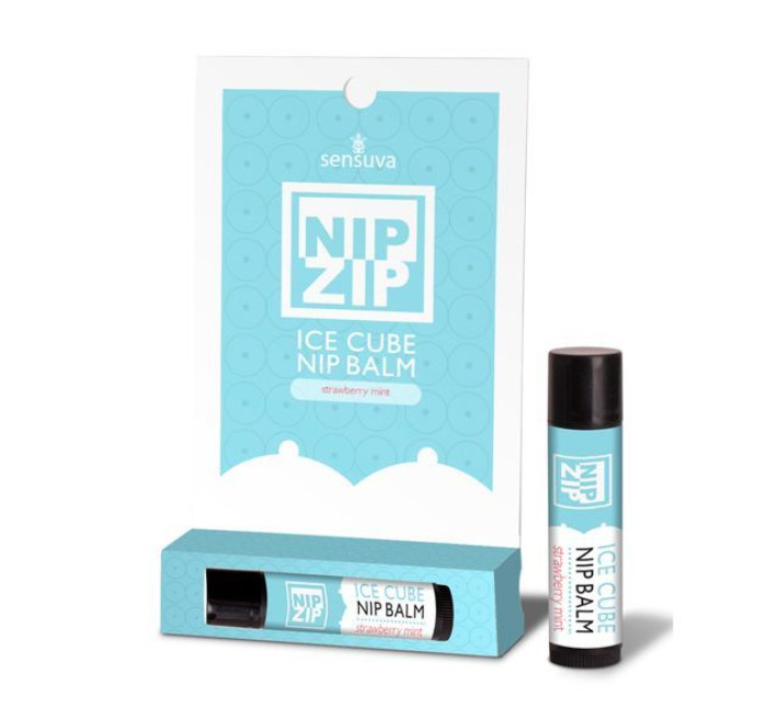 Охолоджуючий бальзам для сосків Sensuva Nip Zip Strawberry Mint 4 гр