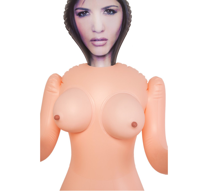 Лялька надувна Toyfa Cassandra брюнетка Dolls-X з двома отворами 160 см