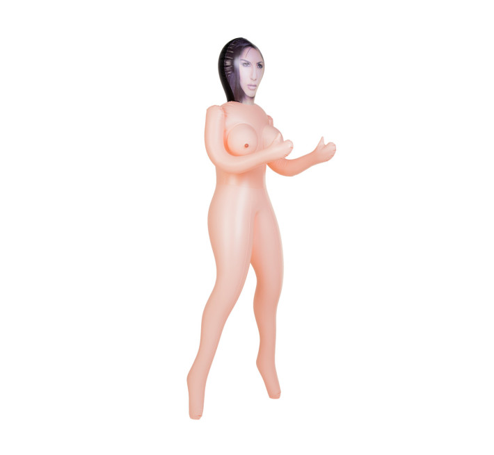 Лялька надувна Toyfa Cassandra брюнетка Dolls-X з двома отворами 160 см