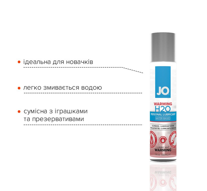 Лубрикант на водной основе System JO H2O WARMING 30 мл