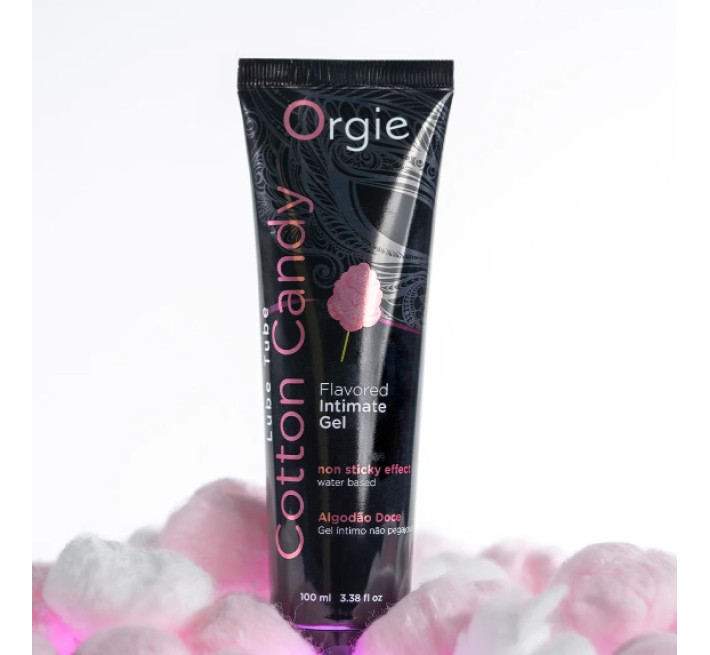 Съедобный лубрикант Orgie на водной основе Lube Tube Сахарная Вата 100 мл