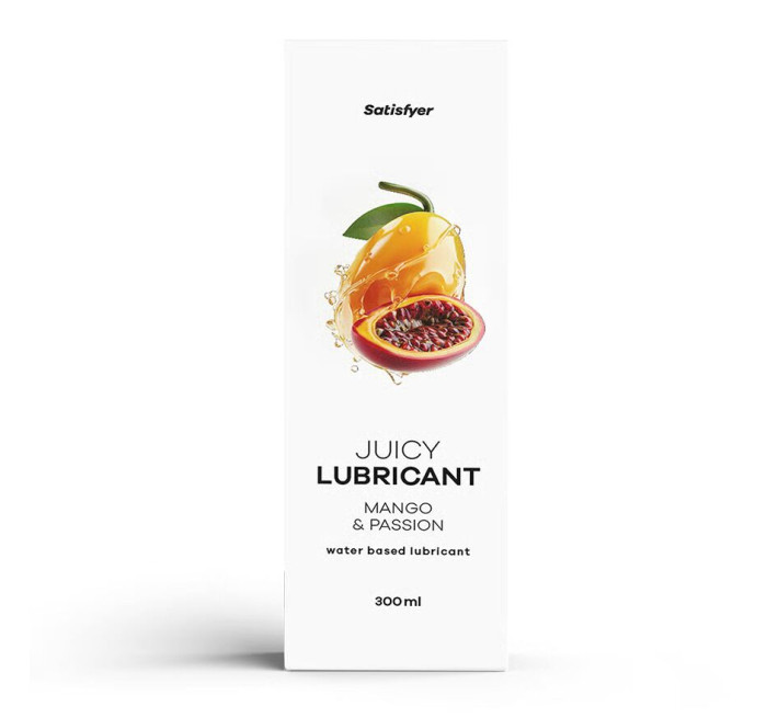 Лубрикант на водній основі Satisfyer Juicy Lubricant Mango & Passion water based 300 мл