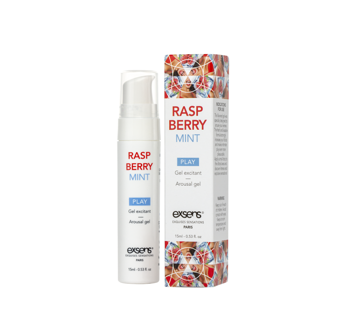 Стимулирующий гель EXSENS Kissable Raspberry Mint 15мл